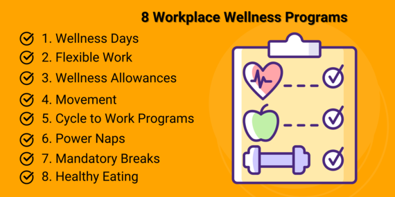 8 โปรแกรมสุขภาพในสถานที่ทำงาน
