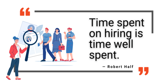 Time spent on hiring